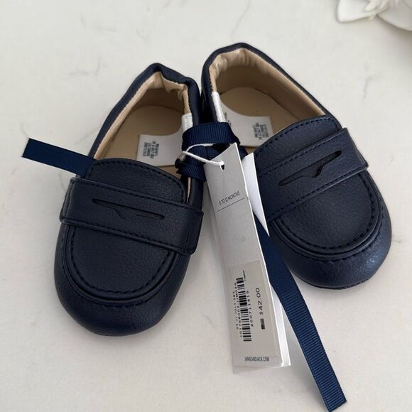 Janie & Jack Baby Penny Loafer in Merchant Marine Size 6/12 Months - Picture 3 of 7